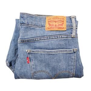 Levi's 724 High Rise Straight Crop Jeans